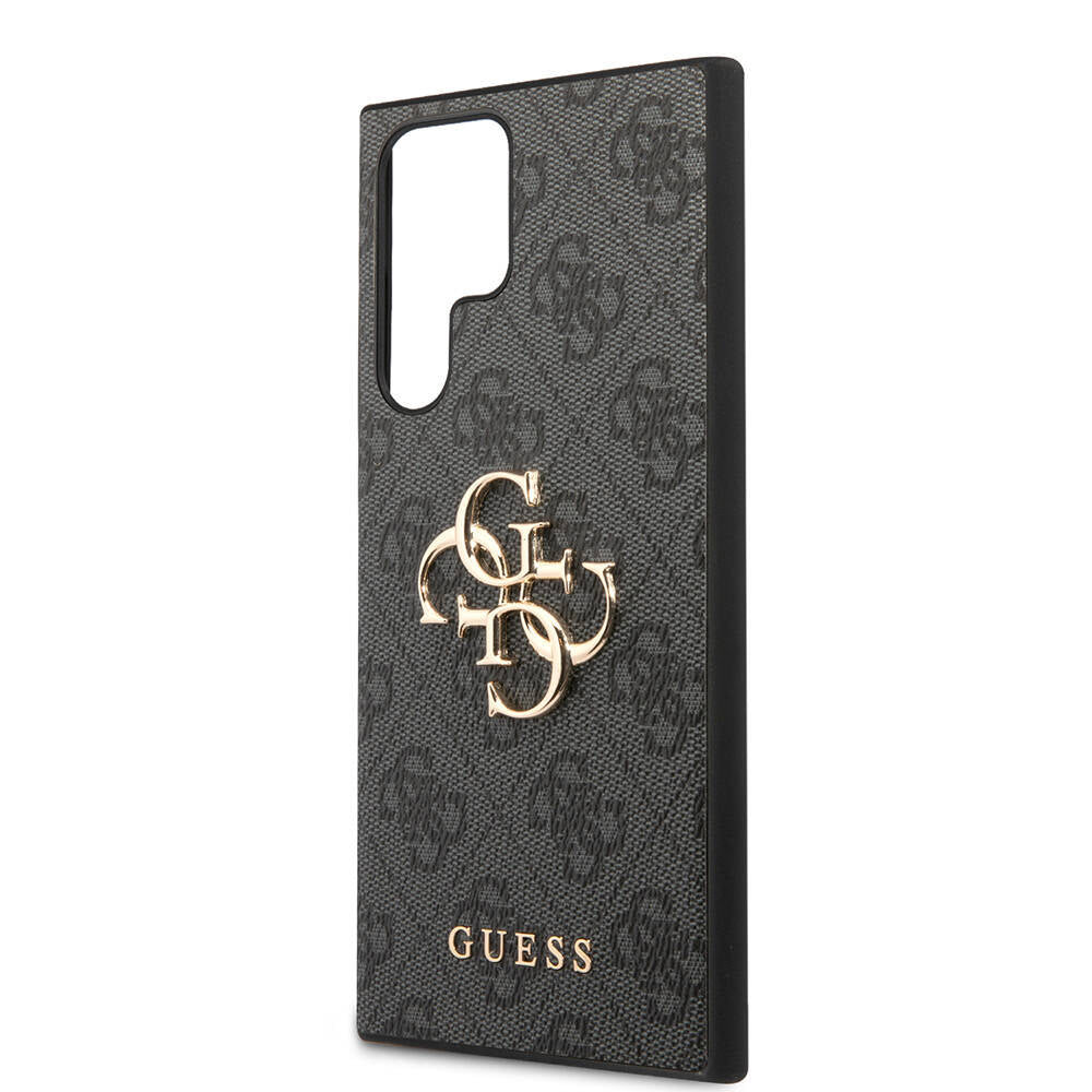 Guess Galaxy S24 Ultra Orjinal Lisanslı PU Deri Yazı ve 4G Metal Logolu Desenli Kılıf Guess Galaxy S24 Ultra Orjinal Lisanslı PU Deri Yazı ve 4G Metal Logolu Desenli Kılıf